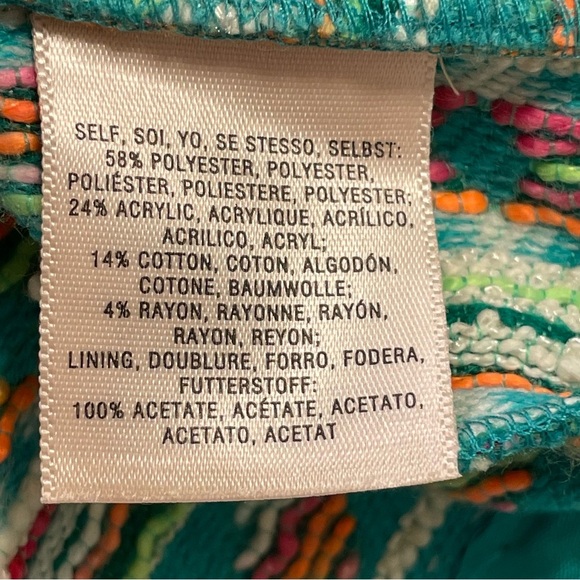 ELEVENSES by ANTHROPOLOGIE NWOT Costa Shorts in Turquoise - Picture 5 of 6